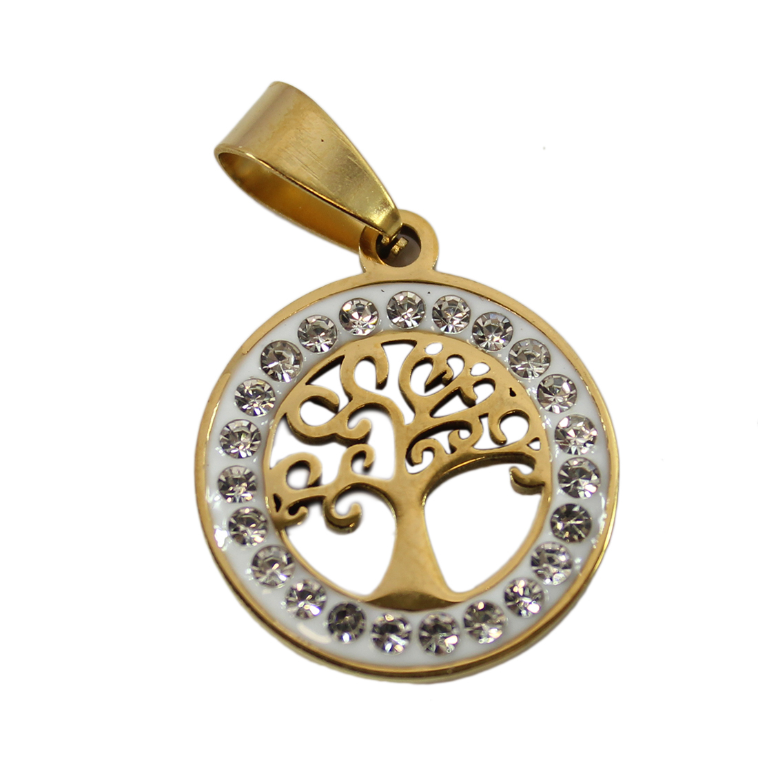 S. Steel Round with tree
