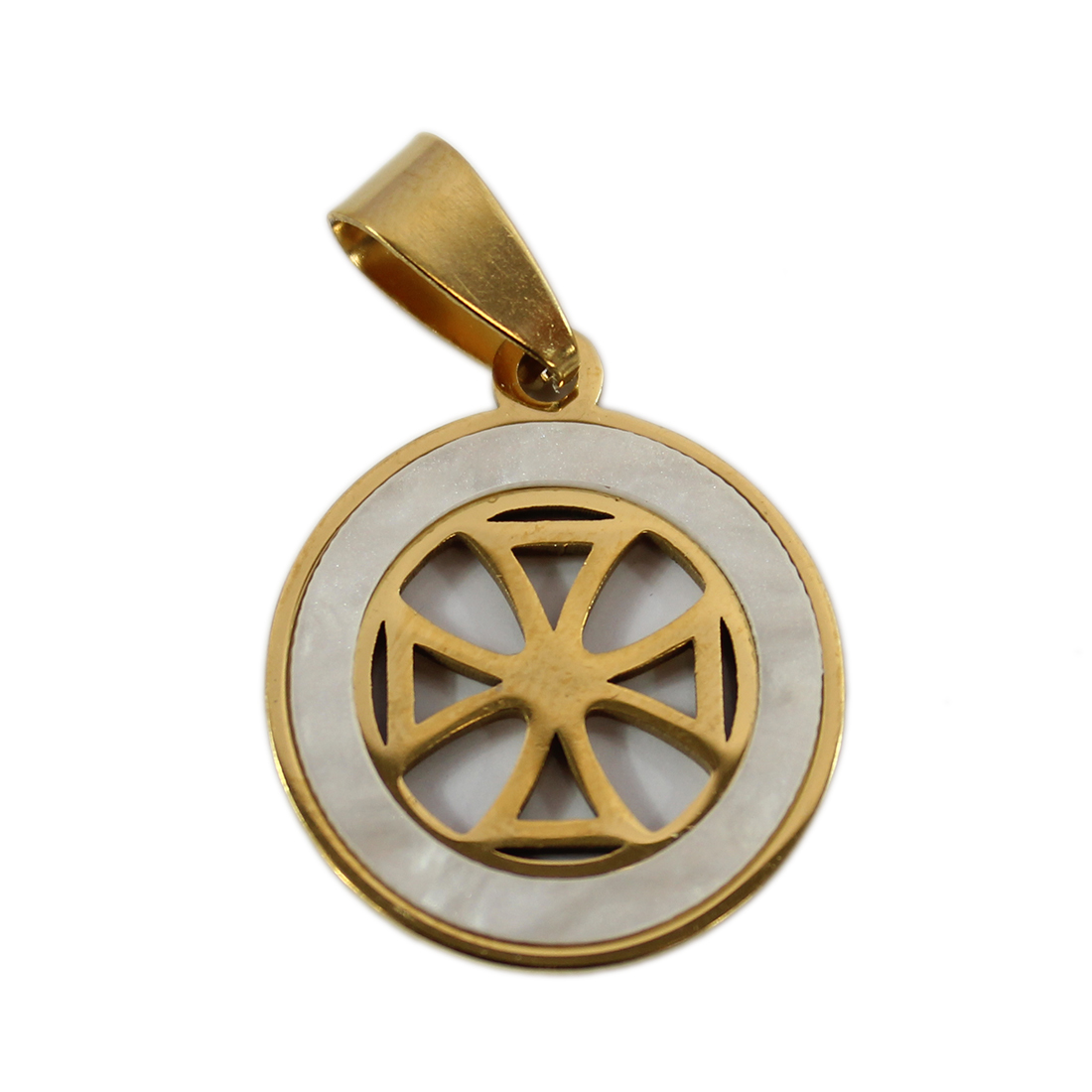 S. Steel round with cross