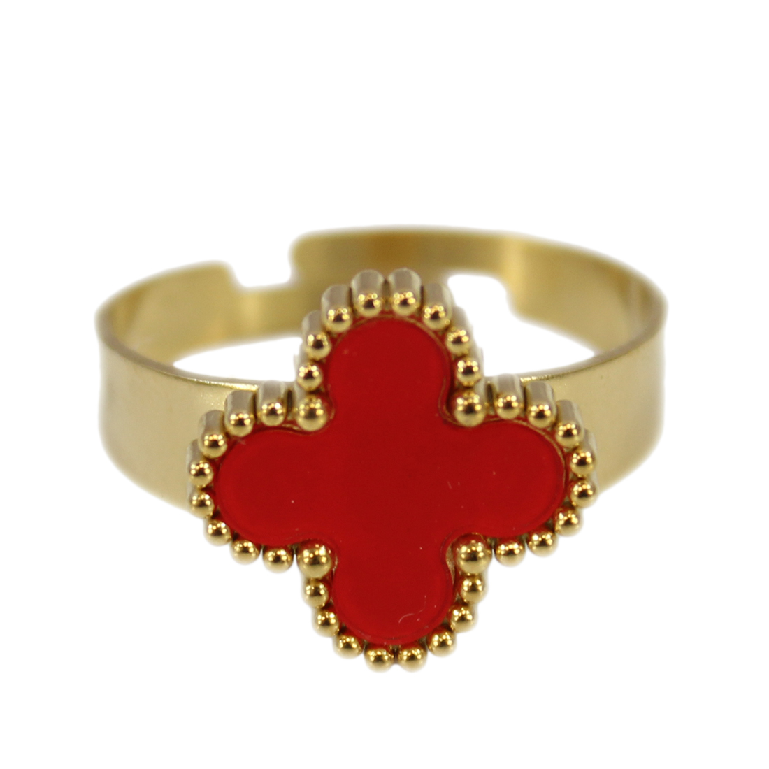 S. Steel single red bangle