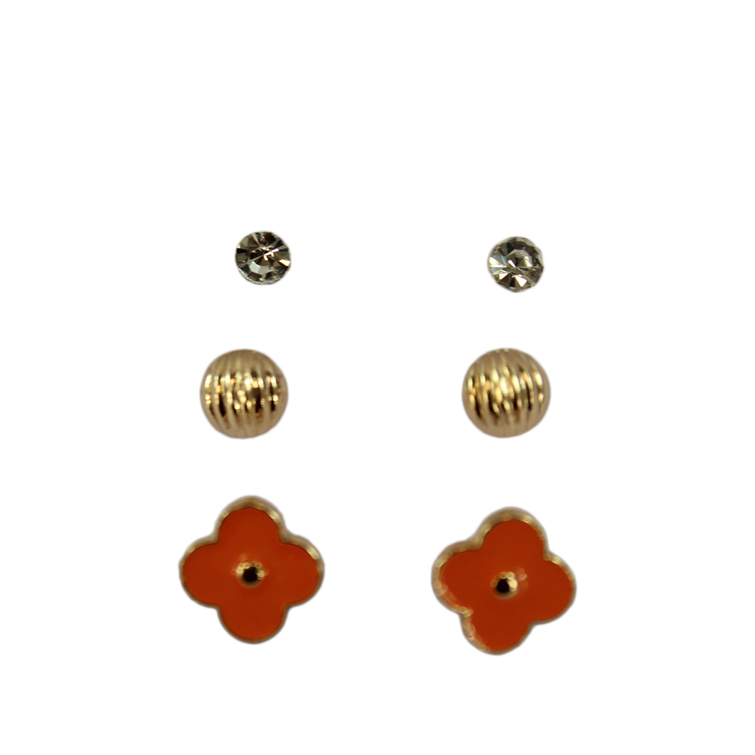 Set x3 Diamond and clover leaf