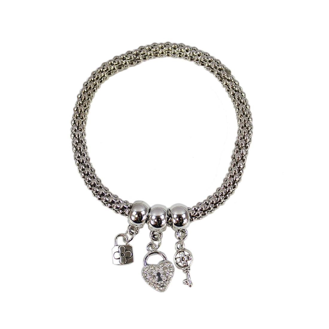 Expandable with heart and key design