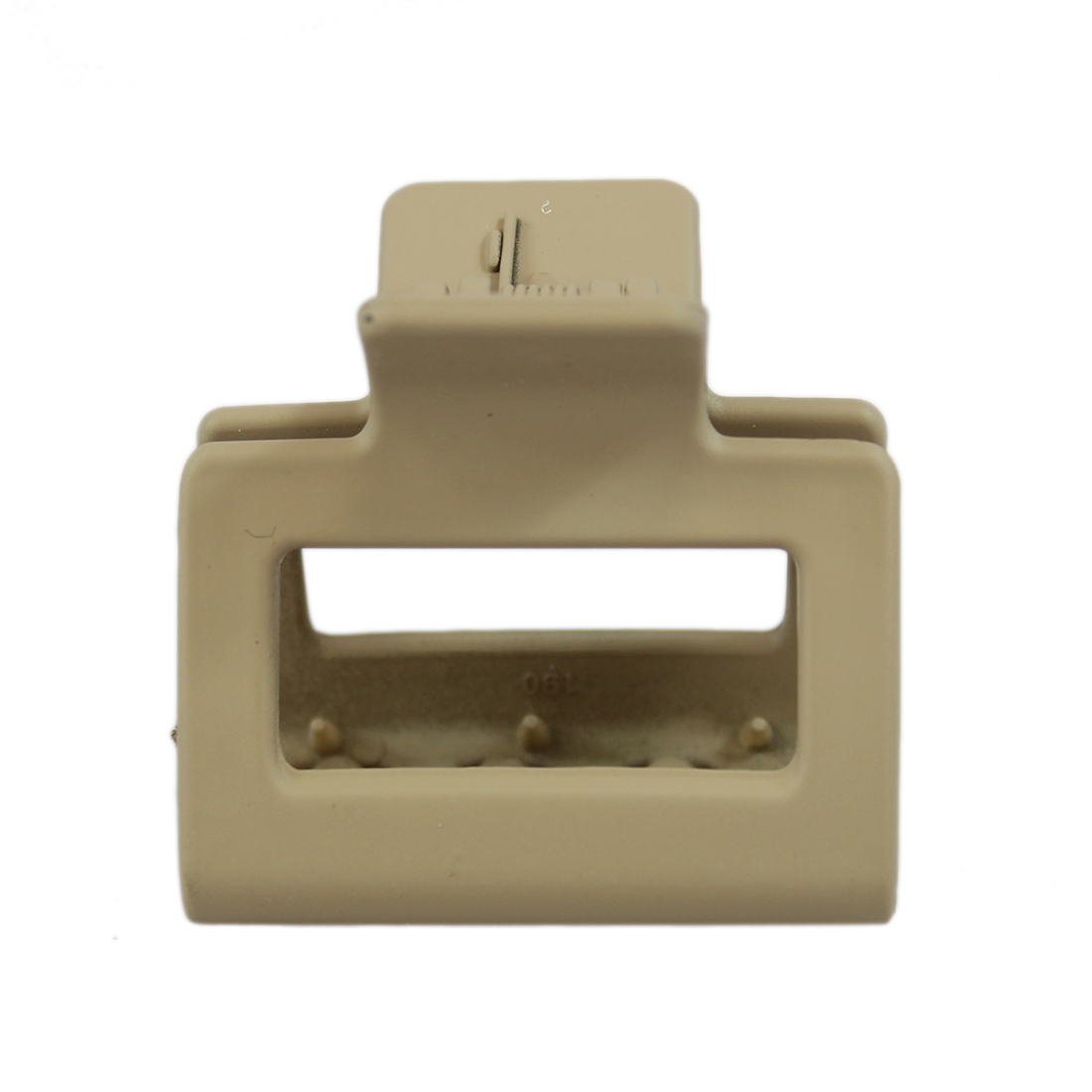 Square carved claw clip