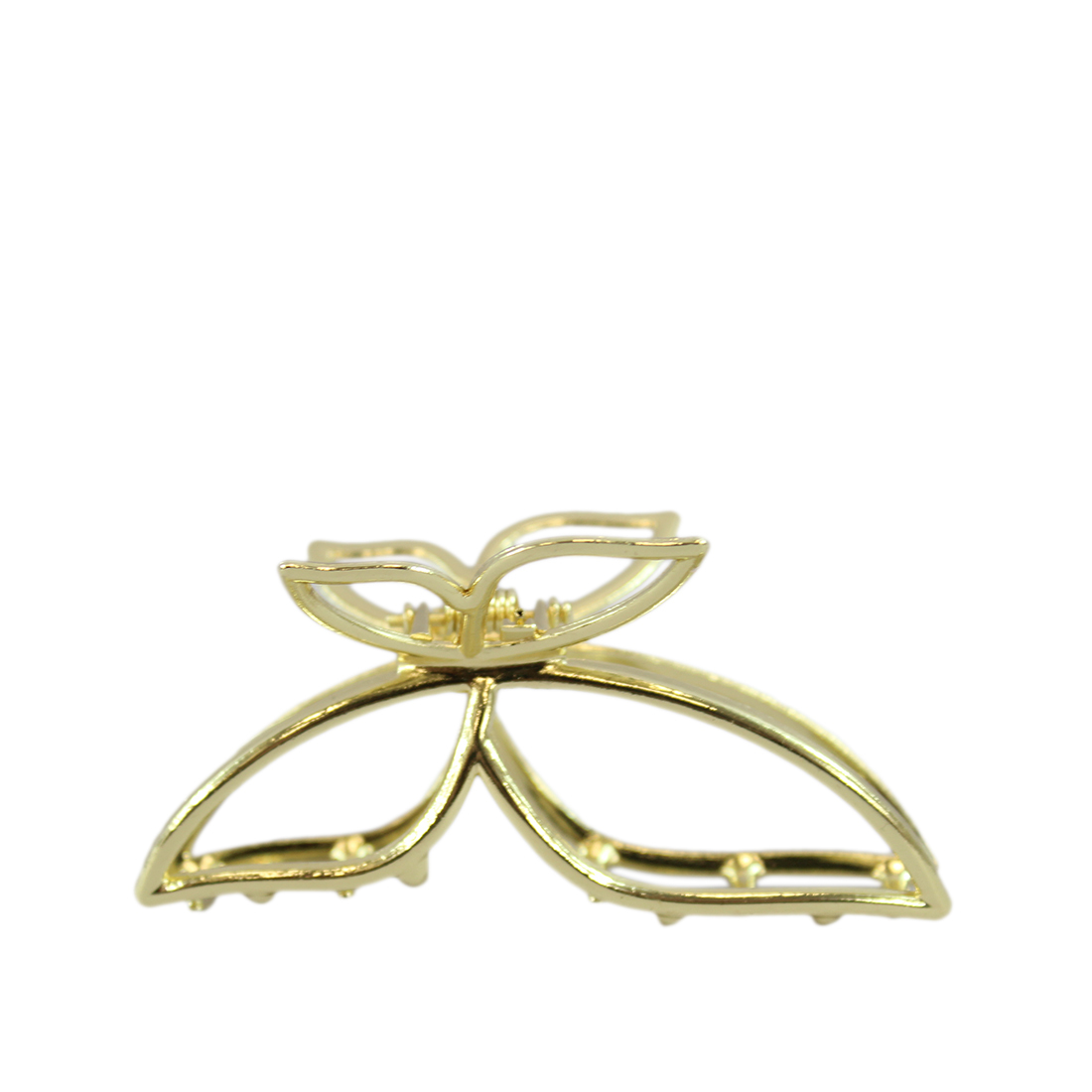 Golden butterfly wings claw clip