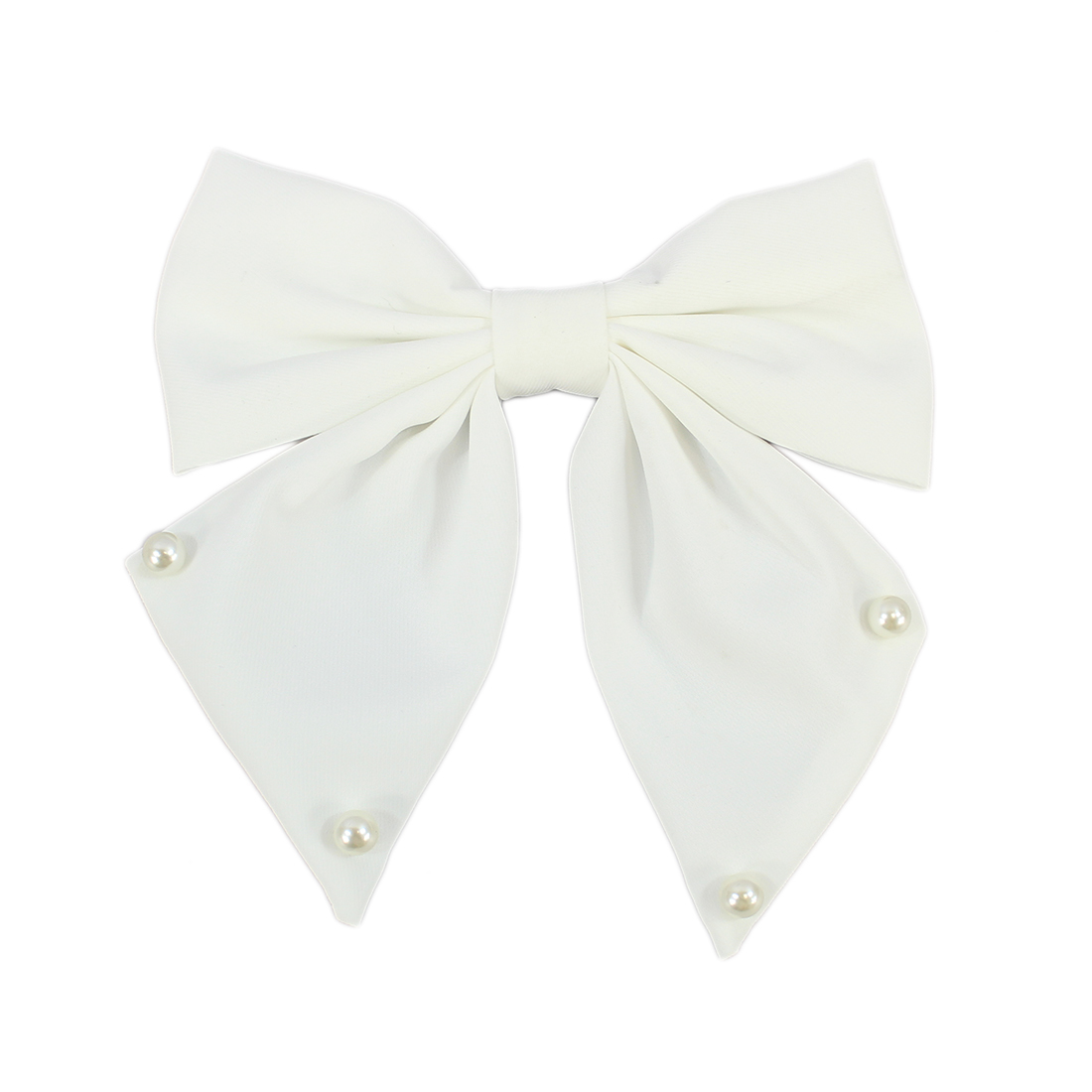 Elegant Fabric Bow Hair Clip Knot Design