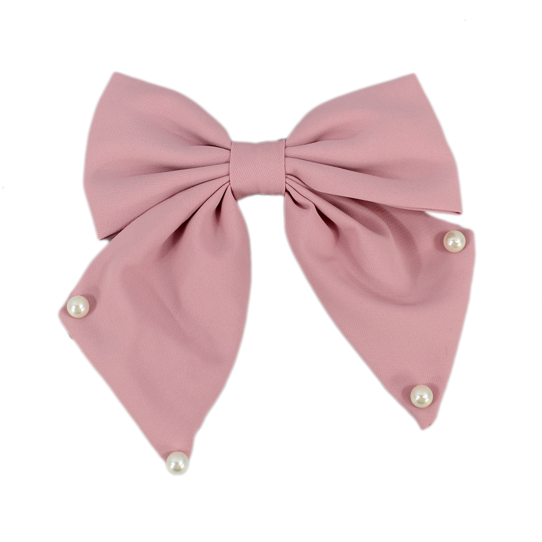 Elegant Fabric Bow Hair Clip Knot Design