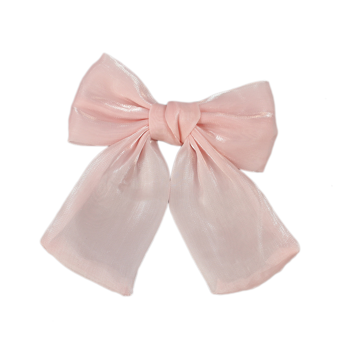 Solid Color Big Silk Ribbon Bow for Women