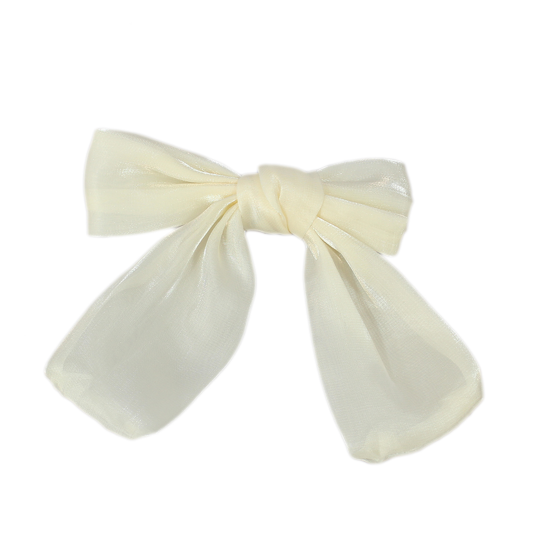 Solid Color Big Silk Ribbon Bow for Women