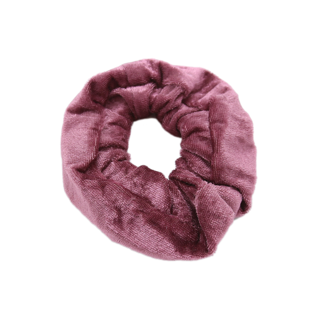 Plush velvet scrunchie
