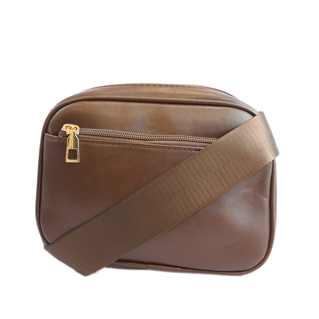Simple purse with a zipper on the back