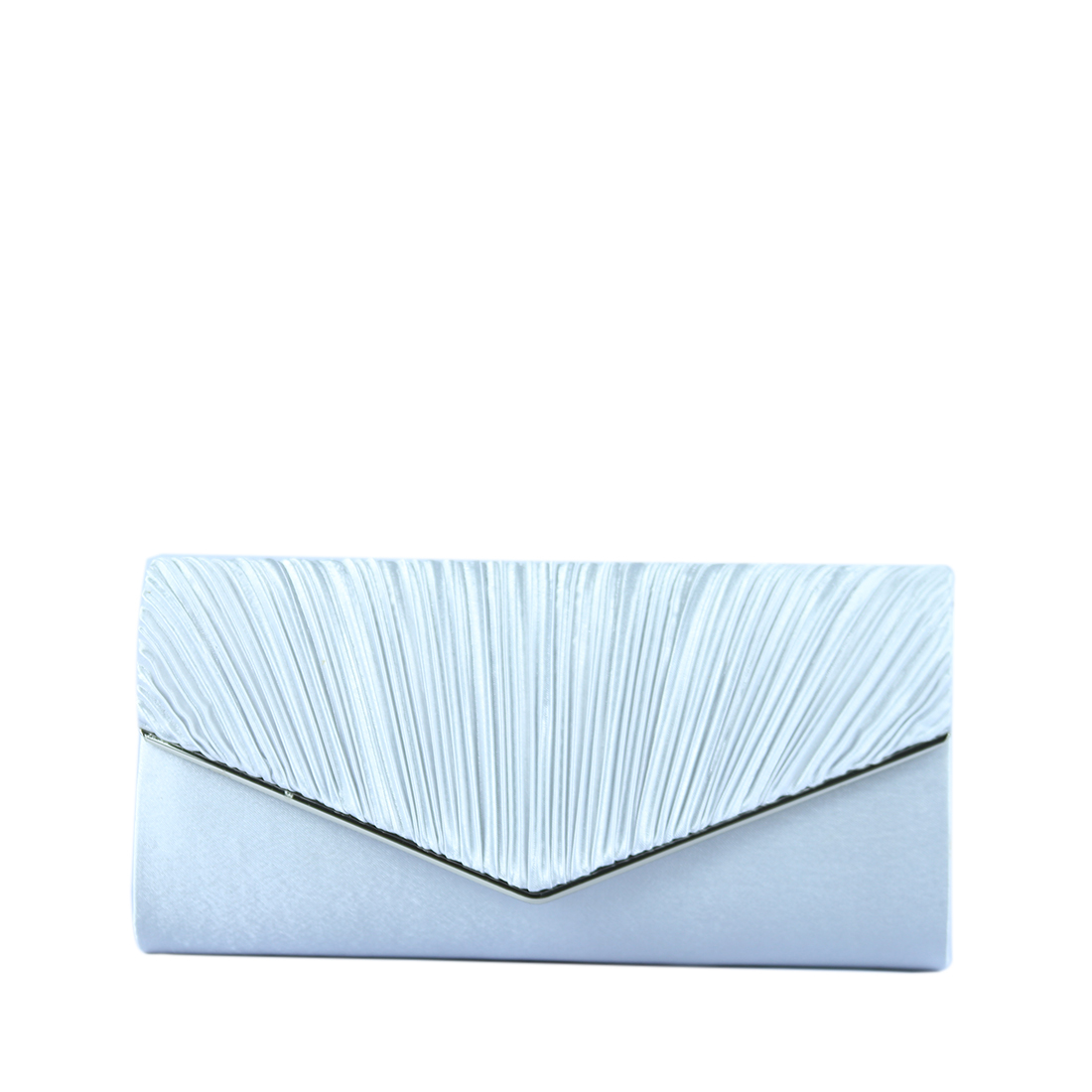 Clutch purse with a golden chain strap