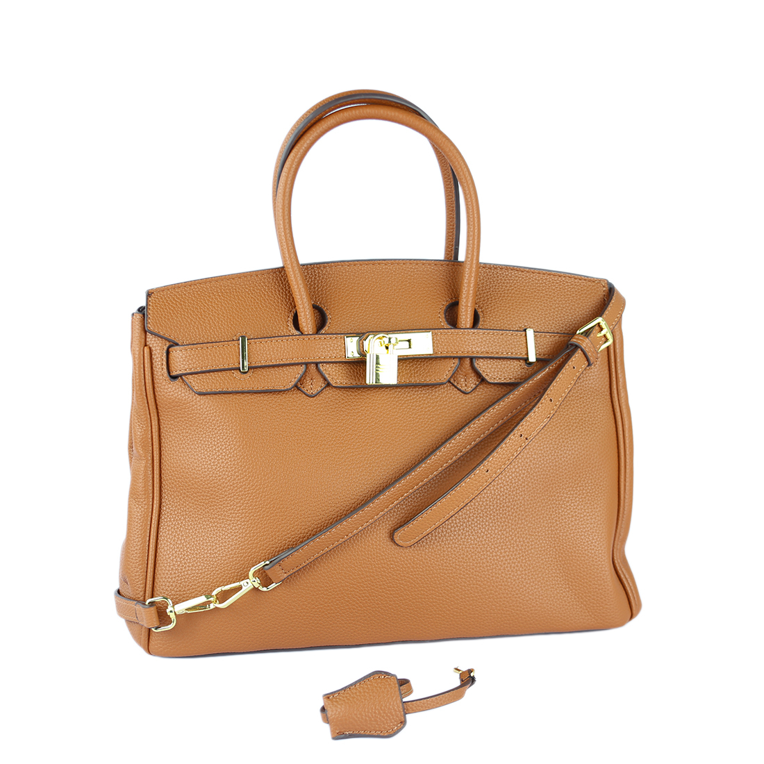 Shoulder Bag with gold-tone hardware