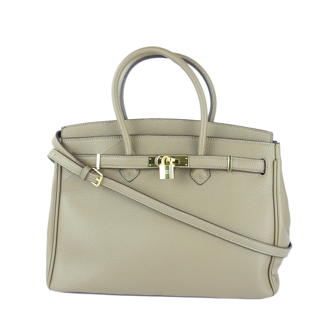 Shoulder Bag with gold-tone hardware