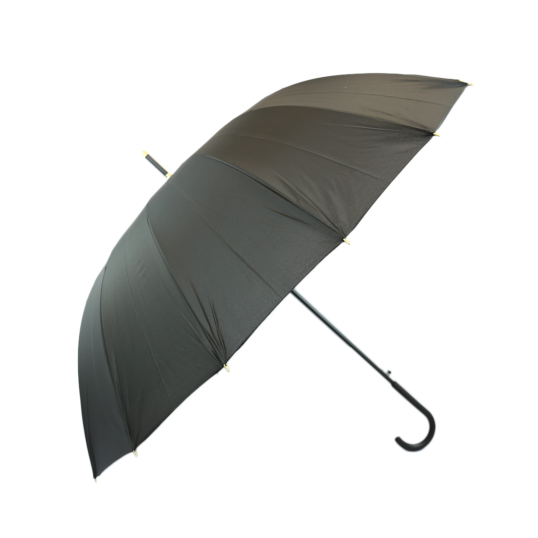 Long Black super sturdy Umbrella