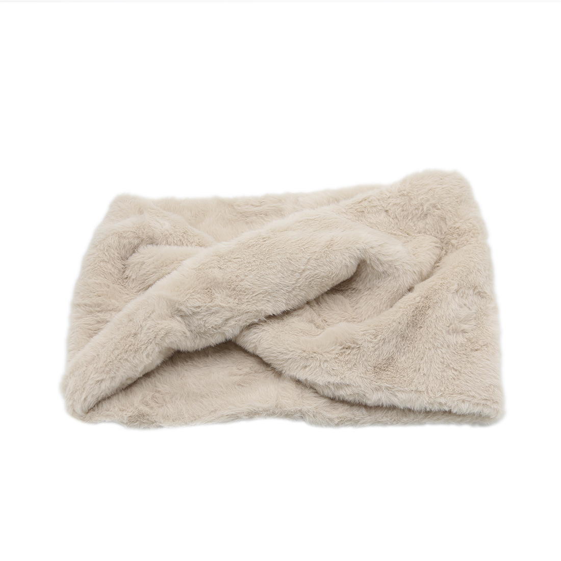 Soft plush infinity Faux fur scarves