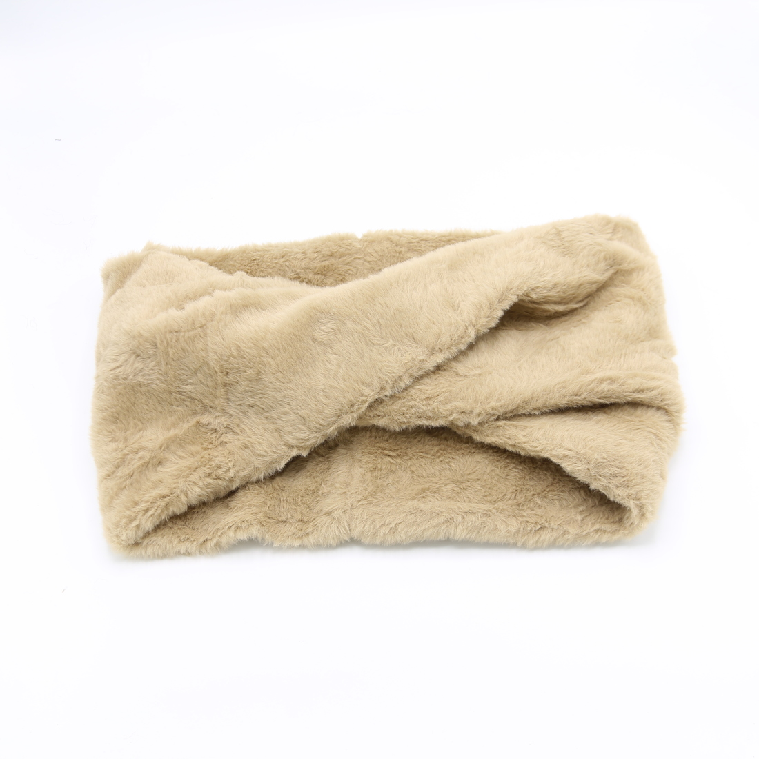 Soft plush infinity Faux fur scarves