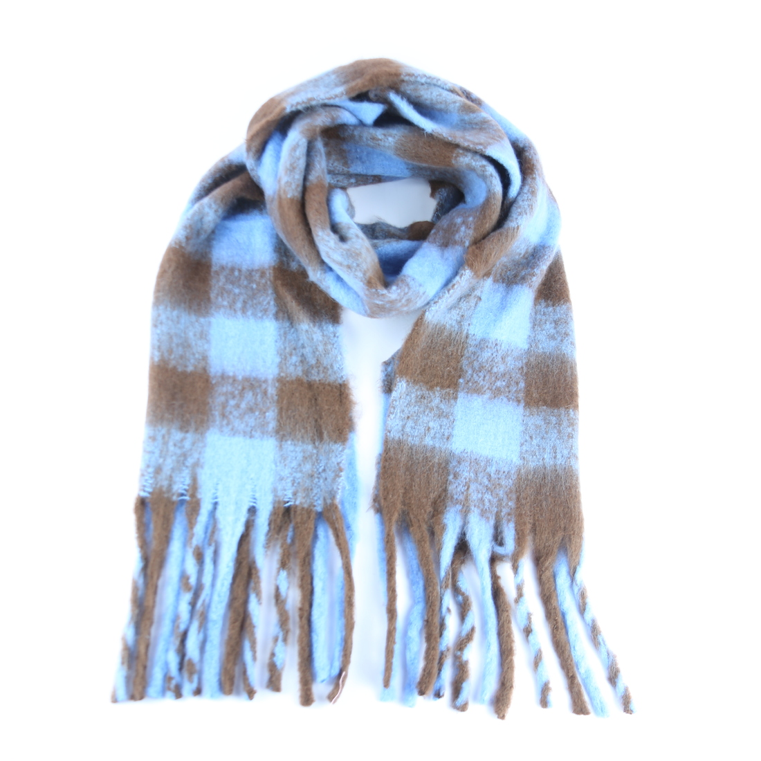 Fringed scarf
