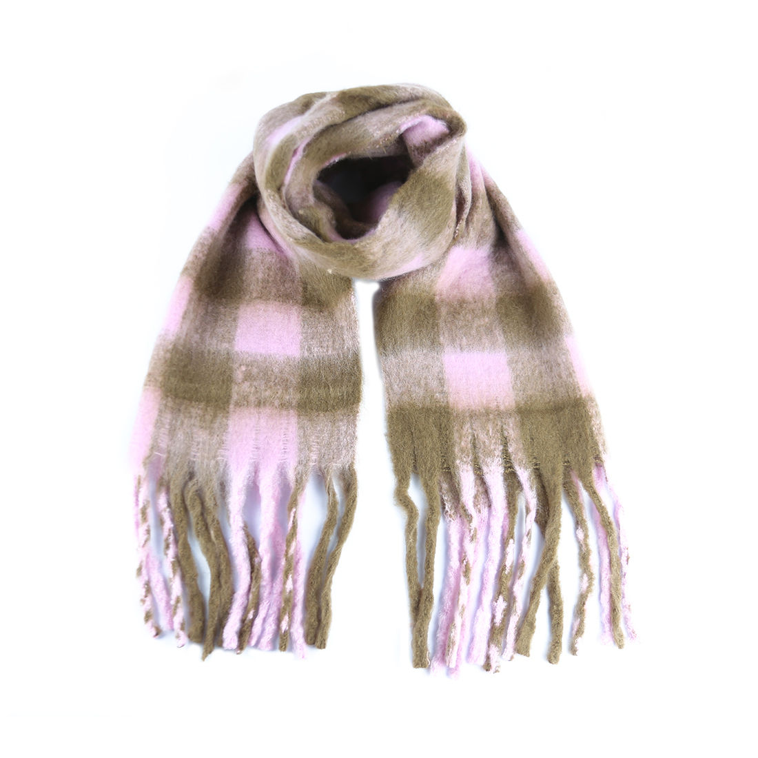 Fringed Pattern scarf