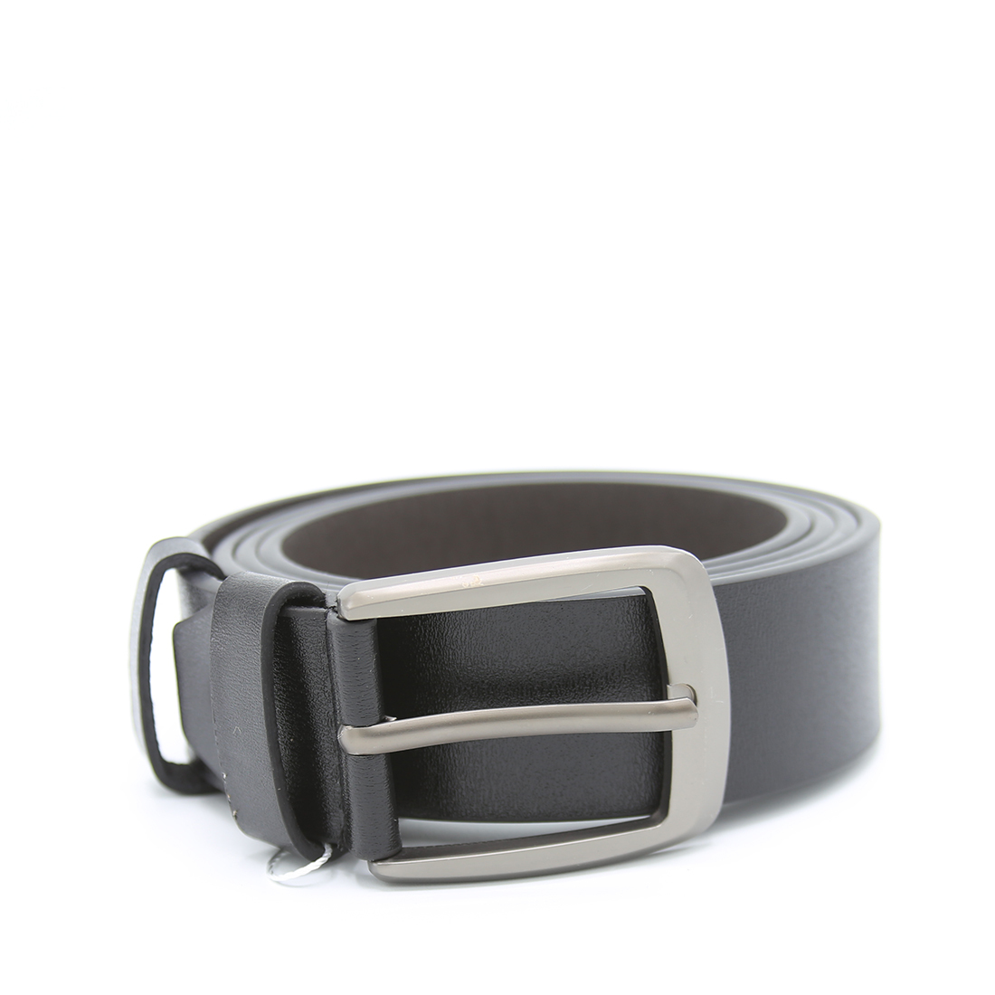 Polished Buckle Men Belt