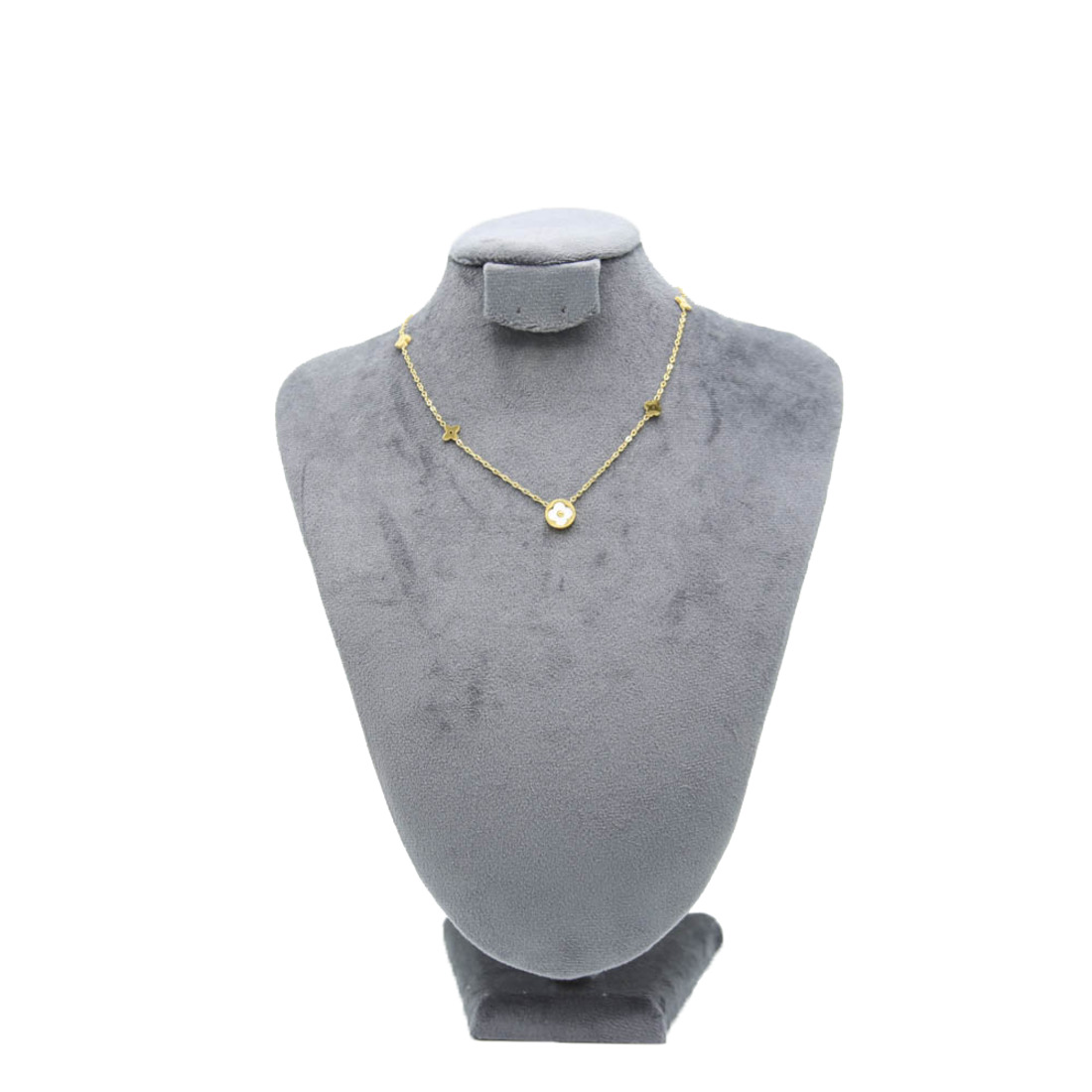 Gold Multi-Clover Chain Necklace