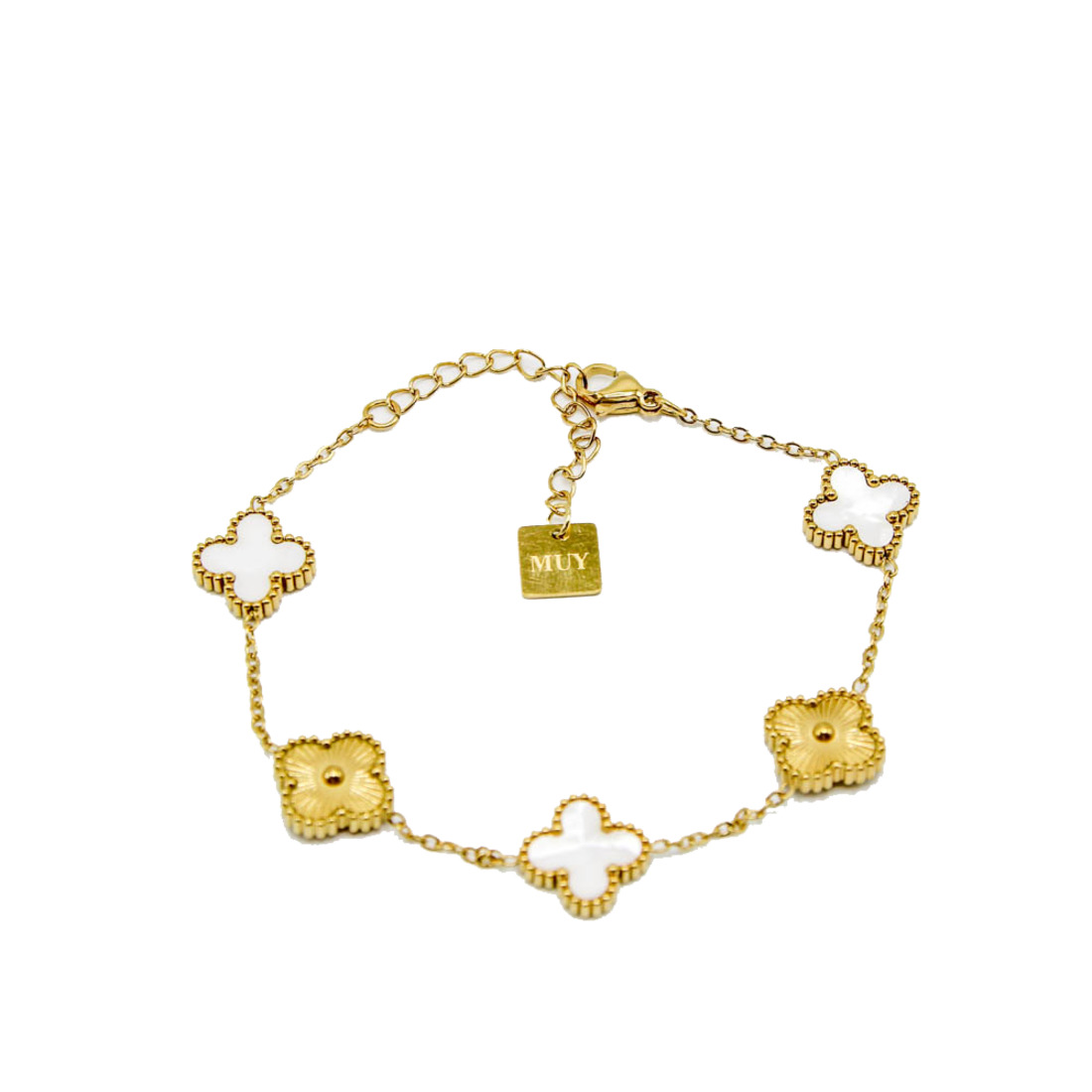 Gold Multi-Clover Bracelet