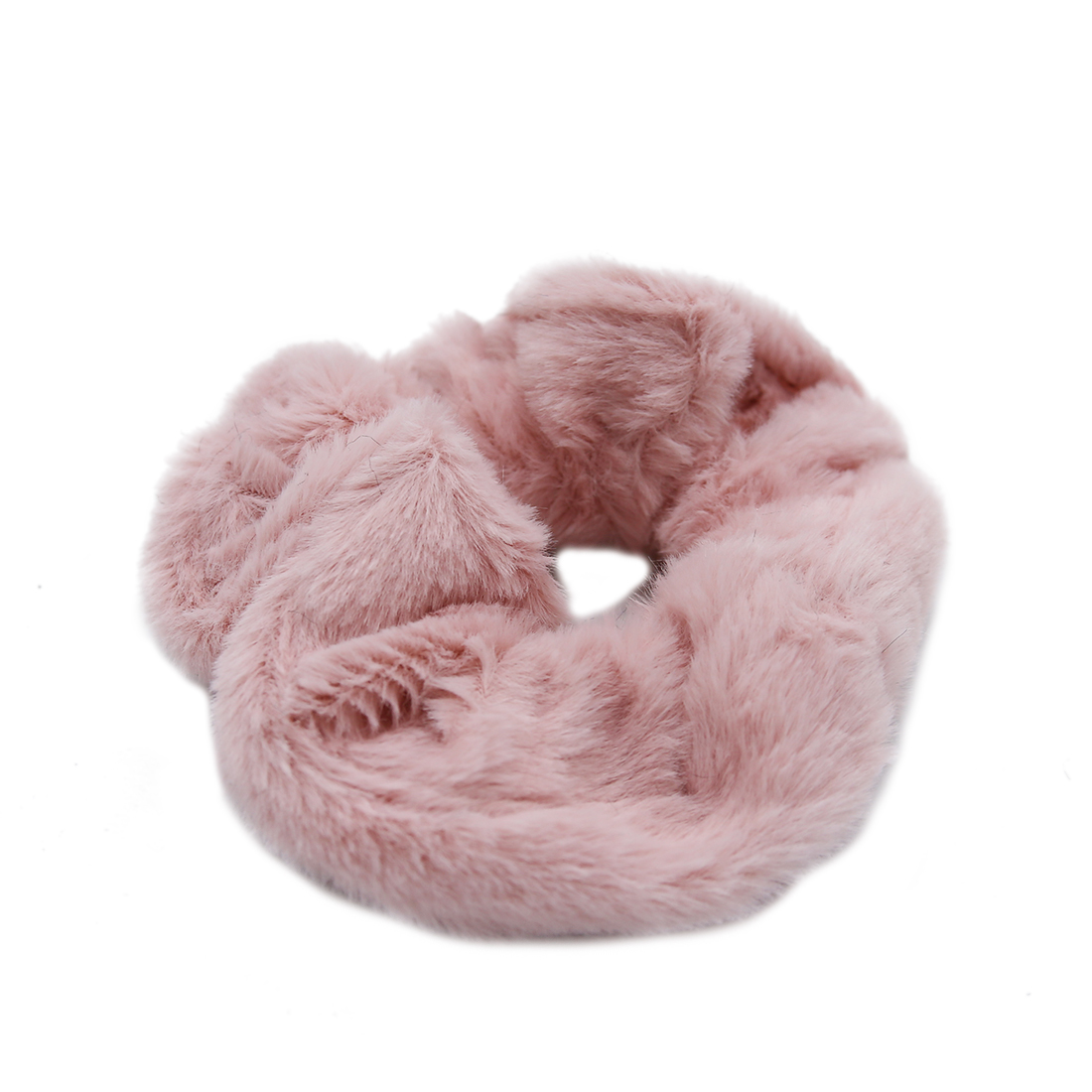 Fuzzy scrunchie