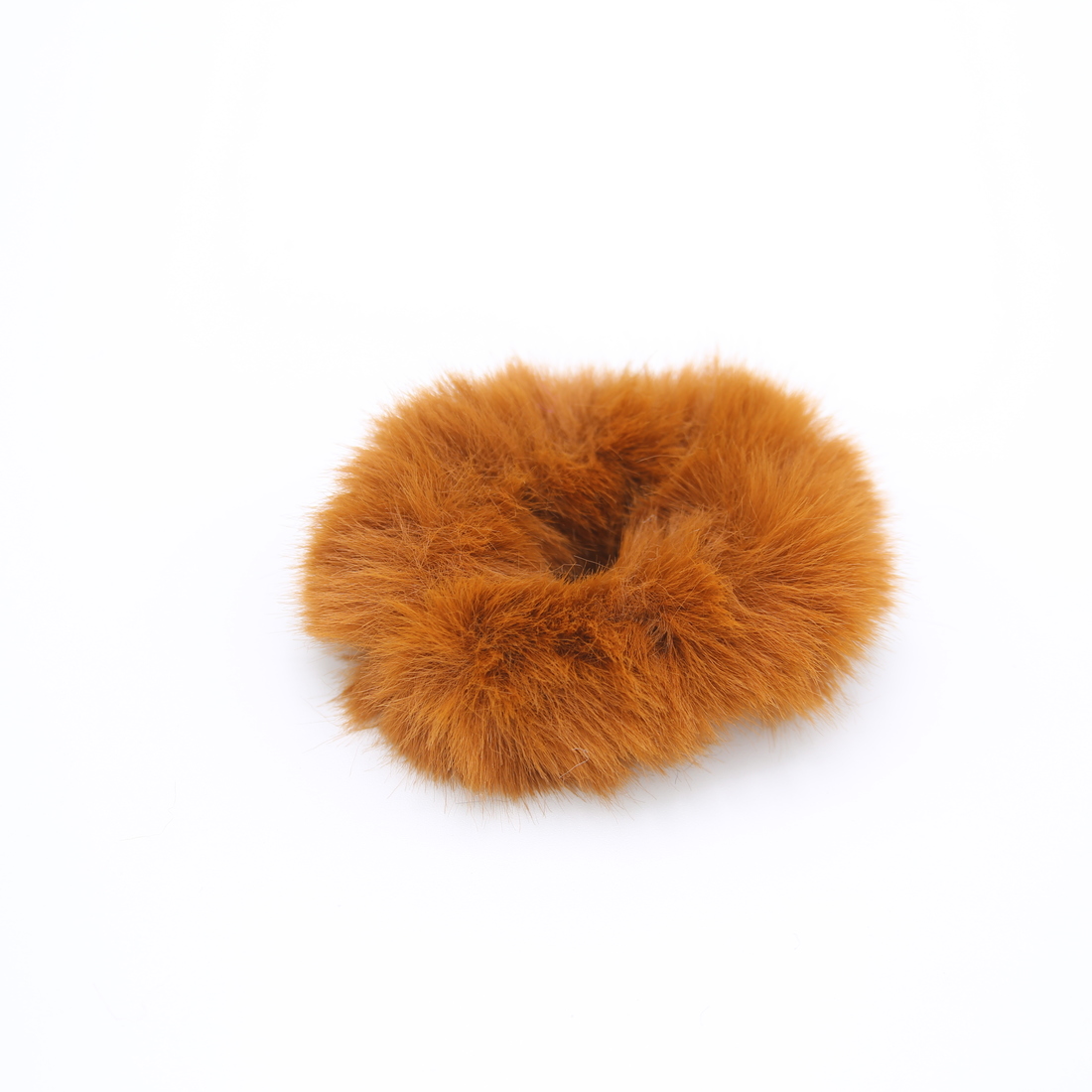 Soft and stylish faux fur scrunchie