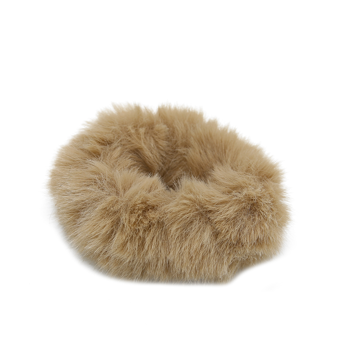 Soft and stylish faux fur scrunchie