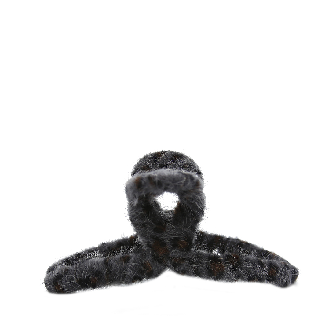 Leopard print hair claw clip