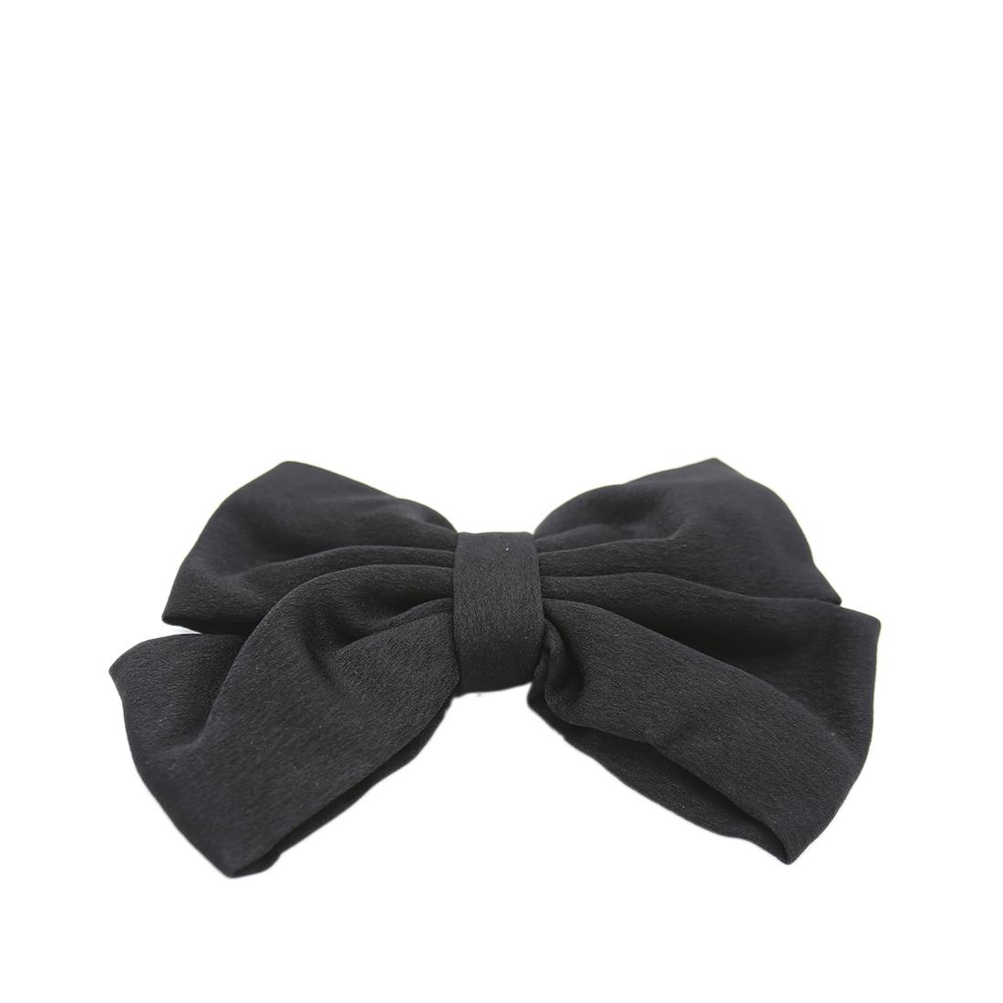 Oversized satin bow hair clip for an elegant finish