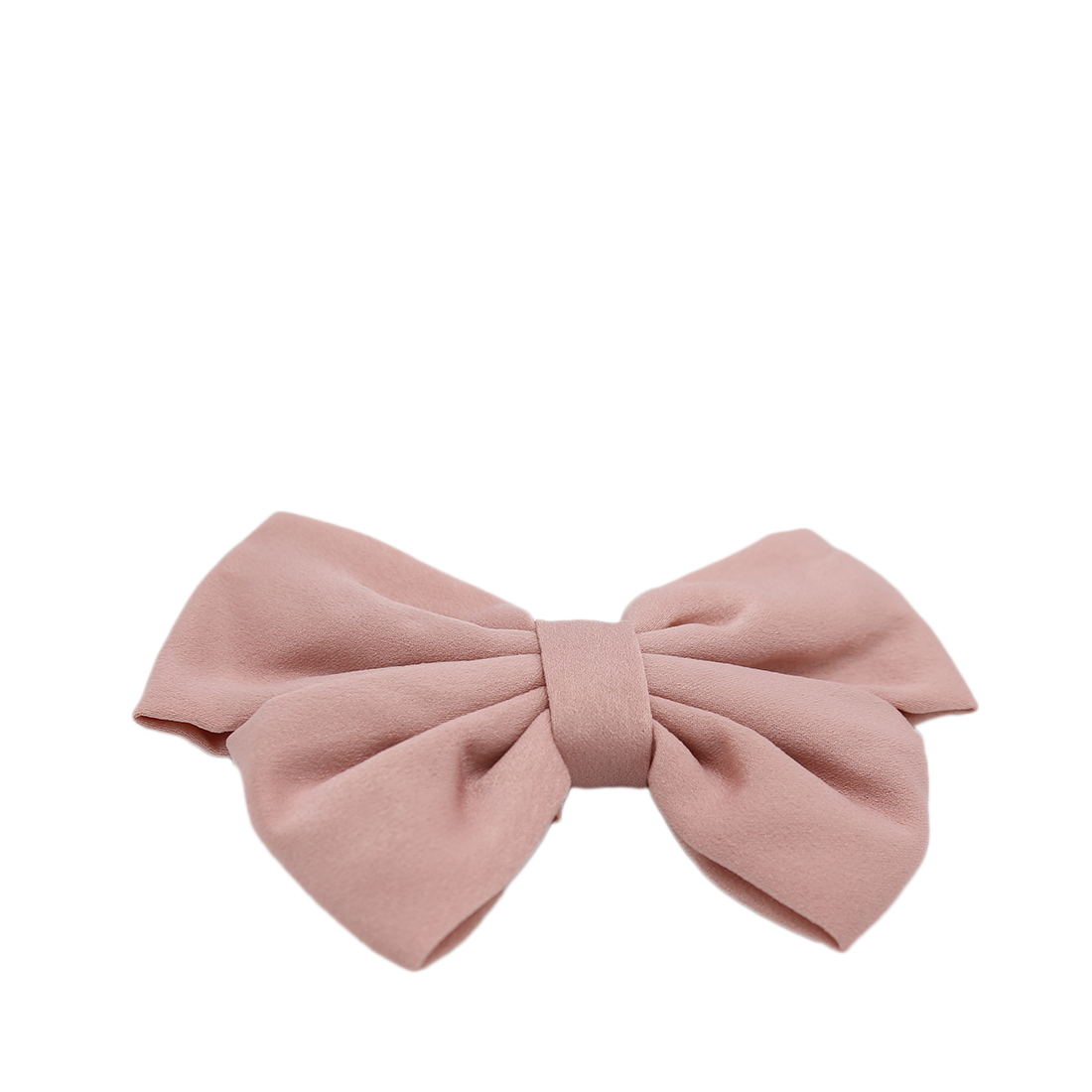 Oversized satin bow hair clip for an elegant finish