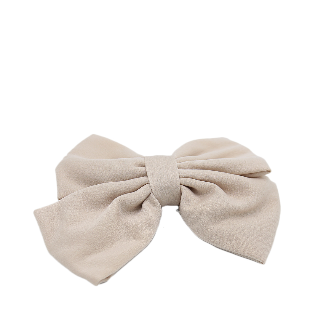 Oversized satin bow hair clip for an elegant finish