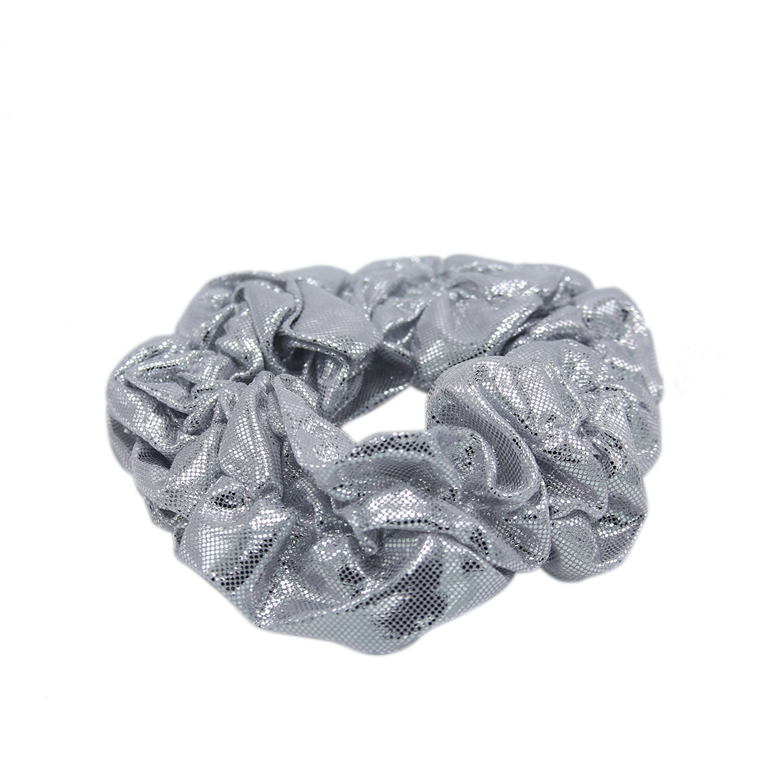 Shimmering scrunchie with a textured finish