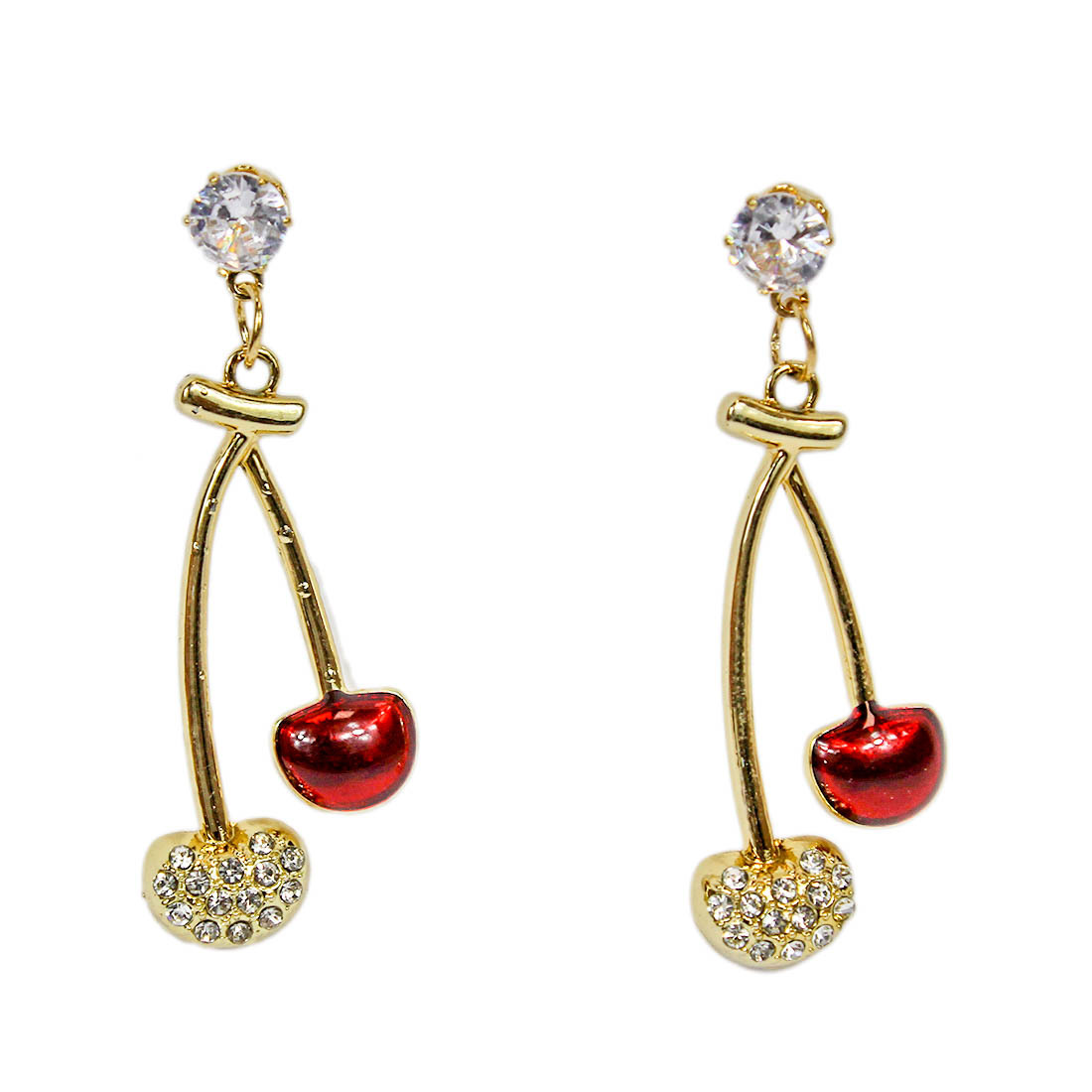 Cute Earring cherry themed