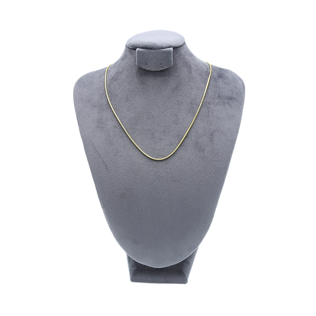 Sleek snake chain necklace with adjustable extender