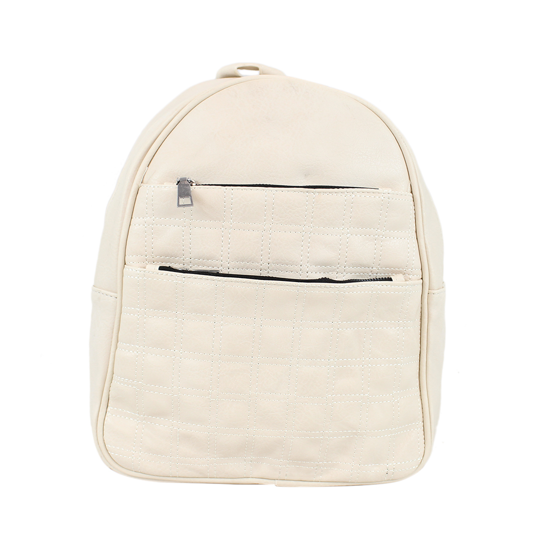 Quilted two zip infront
