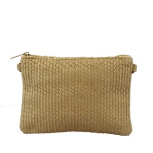 Rectangular woven straw