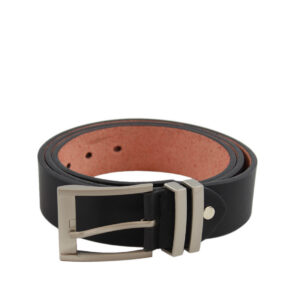 Plain Silver Buckle Belt