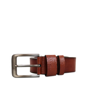 Real leather with rectanglar buckle