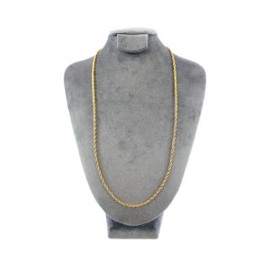 S. Steel Thin Rope Rolled Chain Necklaces