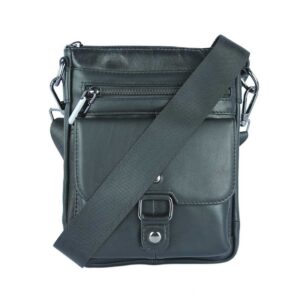 Cross-body bag with flap pocket