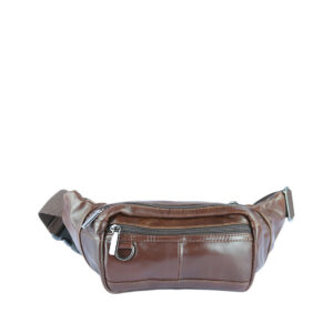Brown leather bag