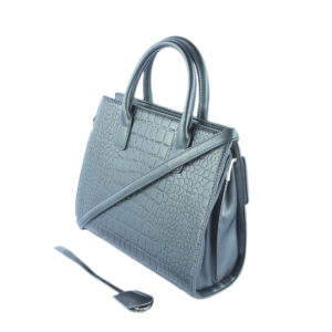 Real Leather Crocodile-Textured Shoulder Bags