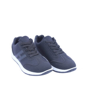 Sporty lace-up sneakers with contrast panel details.