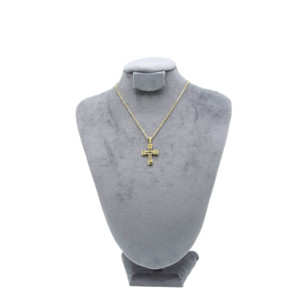 Gold Cross Pendant Necklace