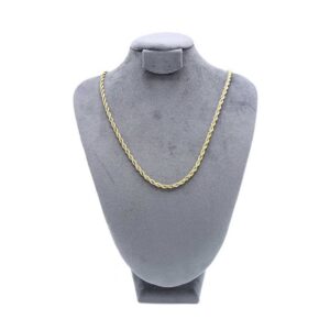 Timeless rope chain necklace with adjustable extender