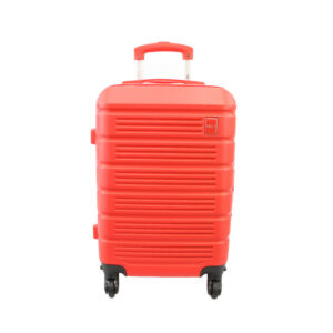 Lightweight hard shell suitcase with smooth spinner wheels