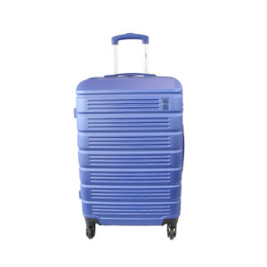 Lightweight hard shell suitcase with smooth spinner wheels