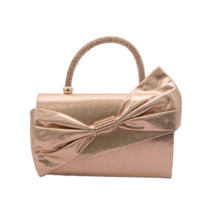 Elegant gold evening clutch.