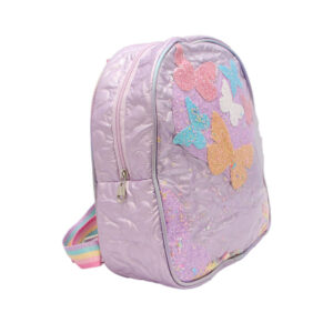 Playful glitter kids backpack.