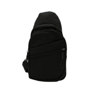 Compact crossbody sling backpack.